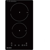 Keramische inbouw kookplaat 2 kookzones Domino