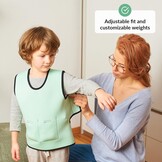 Gewichtsvest voor kinderen | Diepe Drukvesten | ADHD-hulpmiddelen voor kinderen | Autisme sensorische kleding | Verstelbaar verzwaringsvest | Gewogen compressievest | Zorg voor een veilig gevoel
