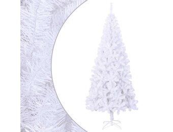 Witte Kunstkerstboom 180 cm met Standaard - 58% Korting!