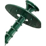 Set met 50 vloerspijkers 18 cm - voor bevestiging van afdekzeilen - haringen voor mulchvlies - kleur donkergroen