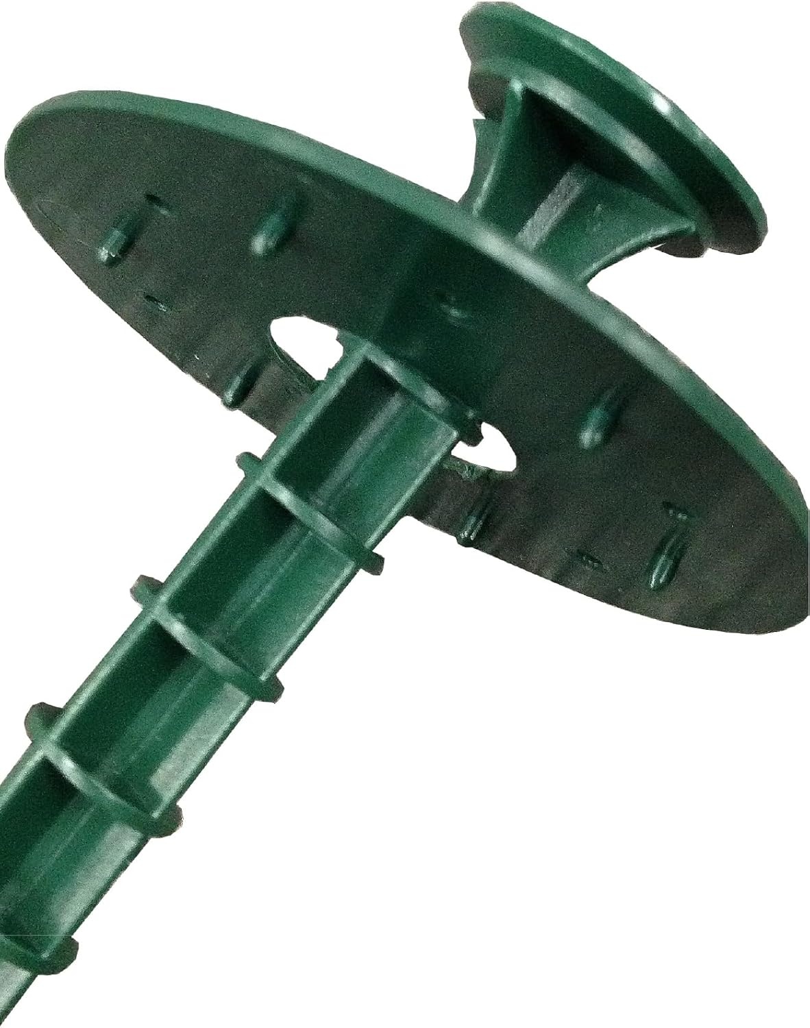 Set met 50 vloerspijkers 18 cm - voor bevestiging van afdekzeilen - haringen voor mulchvlies - kleur donkergroen