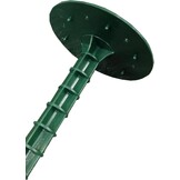 Set met 50 vloerspijkers 18 cm - voor bevestiging van afdekzeilen - haringen voor mulchvlies - kleur donkergroen