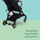 Bebeconfort Zephir, compacte babykinderwagen, 0-4 jaar (max. 22 kg), lichtgewicht reiskinderwagen (5.6 kg), geschikt voor in vliegtuigcabine, vlakke ligstand en kantelbaar, opbergmand, Mineral Green