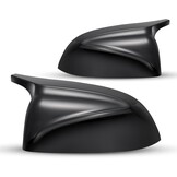 Compatibel met achteruitkijkspiegelafdekking X3 G01 G08 X4 G02 X5 G05 X6 G06 X7 G07 2019-2024 spiegelkappen X3 X4 X5 X6 X7 zijspiegelbehuizing 2 stuks (glanzend zwart)