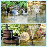 Waterpomp voor vijvers 40W, 2500 L/U met 3 sproeikoppen en regelklep tot 4000L