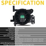 Mistlampen voor 3 Serie (SDN/WGN) (E90/E91)2004-2012 Voor M-pakket bumper/3 Serie (CPE/CONV) (E46)2003-2007/6 Serie (E63/E64)2003-2010/5 Serie (E60/E61)2003-2007/X3(E83)2003-2006 Transparante lens