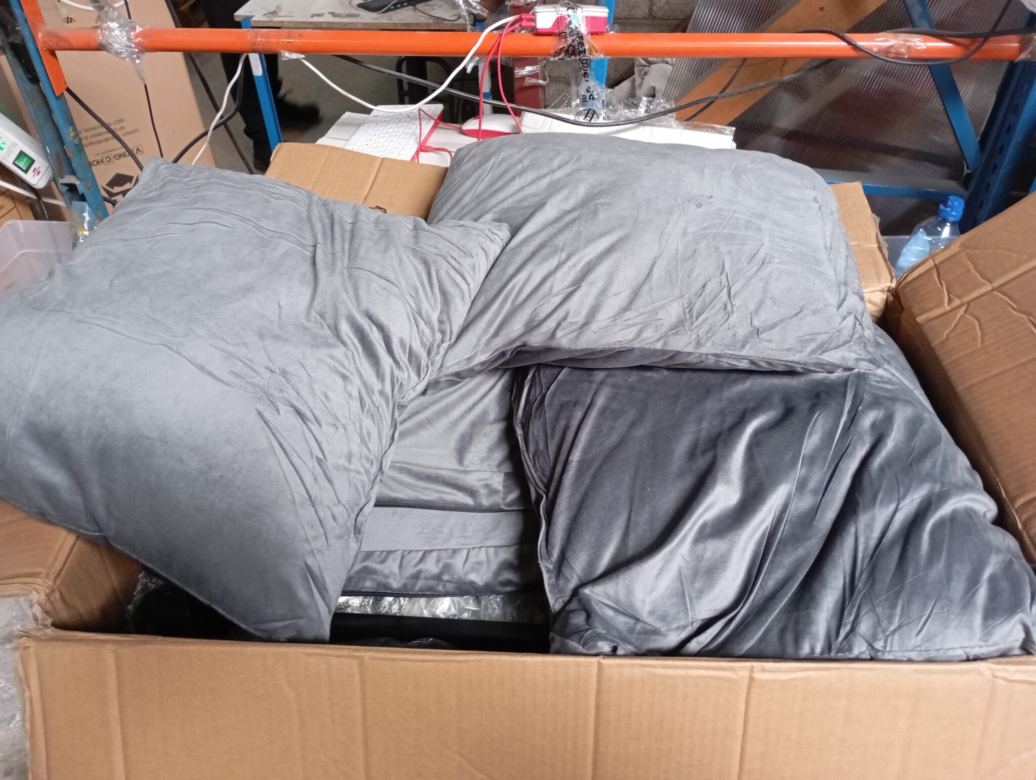 vidaXL Tweezitsbank 120 cm fluweel donkergrijs