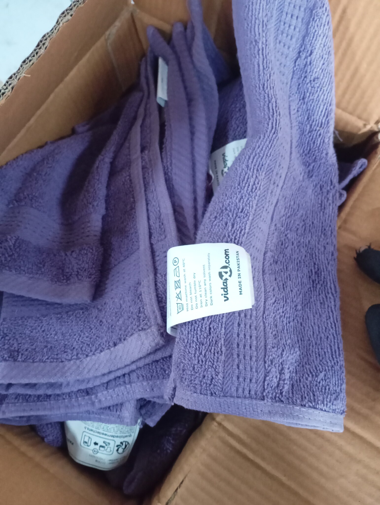 vidaXL 12-delige Handdoekenset SOLUND 600 g/m² zwart