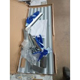 vidaXL Verhoogde plantenbak 195 x 50 x 36 cm Gegalvaniseerd staal