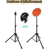 8 inch Drum Oefenpad met Verstelbare Standaard, Stokken en Opbergtas