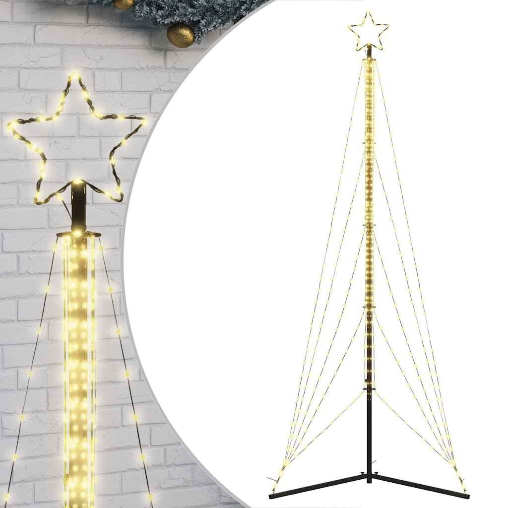 vidaXL LED Kerstboom Warm Wit 302 cm - 52% Korting