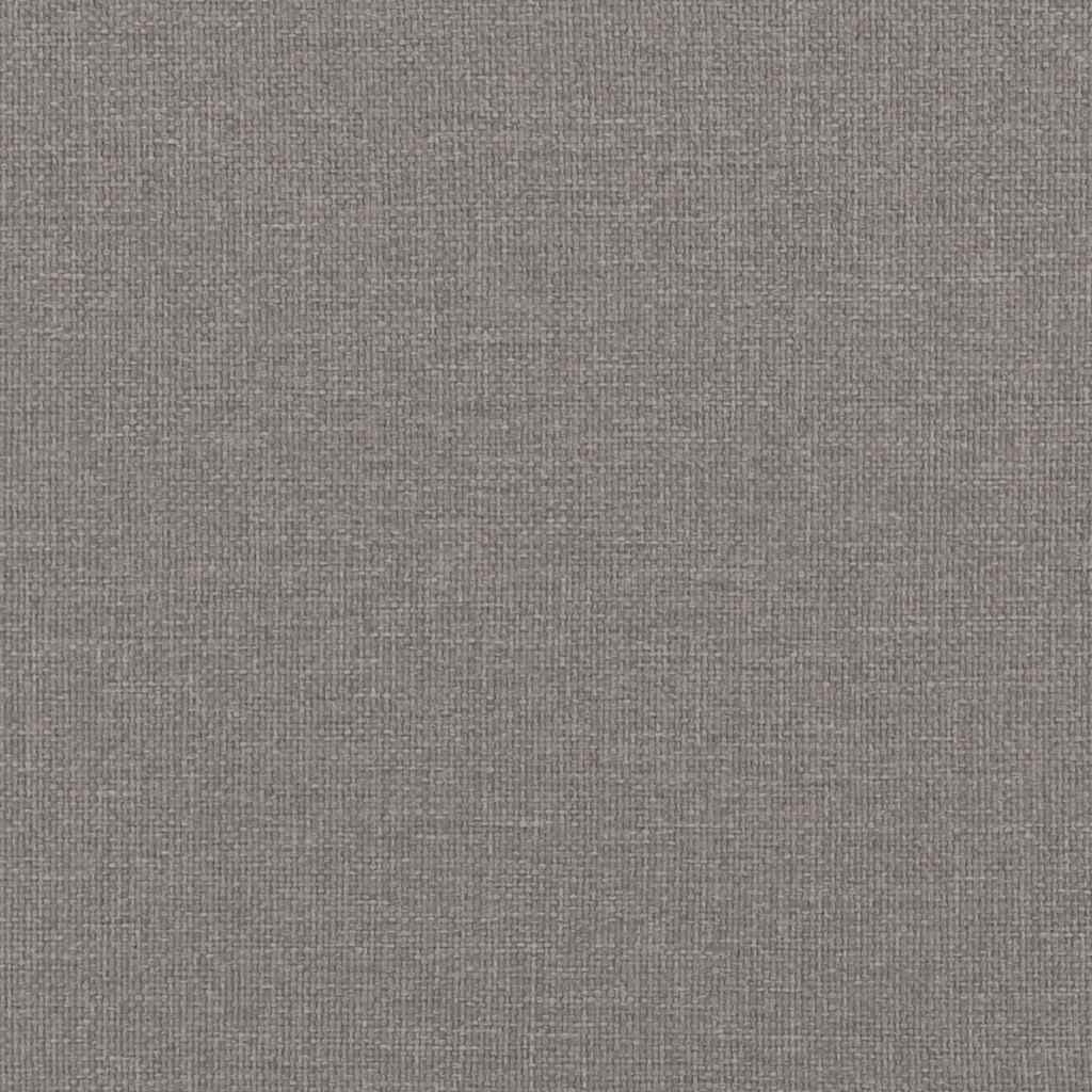 vidaXL Tweezitsbank Chesterfield-stijl stof taupe