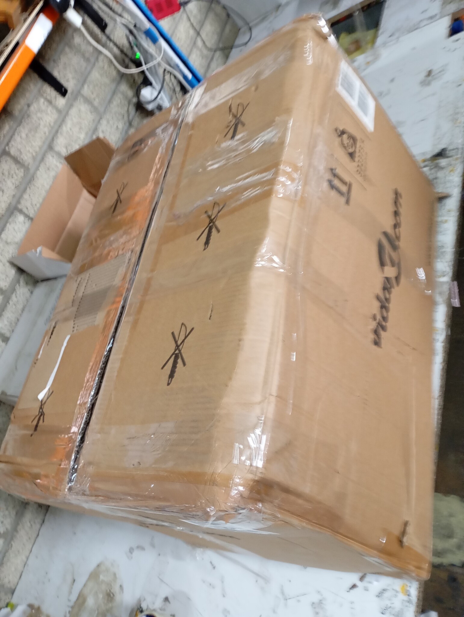vidaXL Fauteuil verstelbaar stof taupe