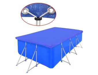 vidaXL Zwembadhoes rechthoekig 90 g/m² 540x270 cm PE