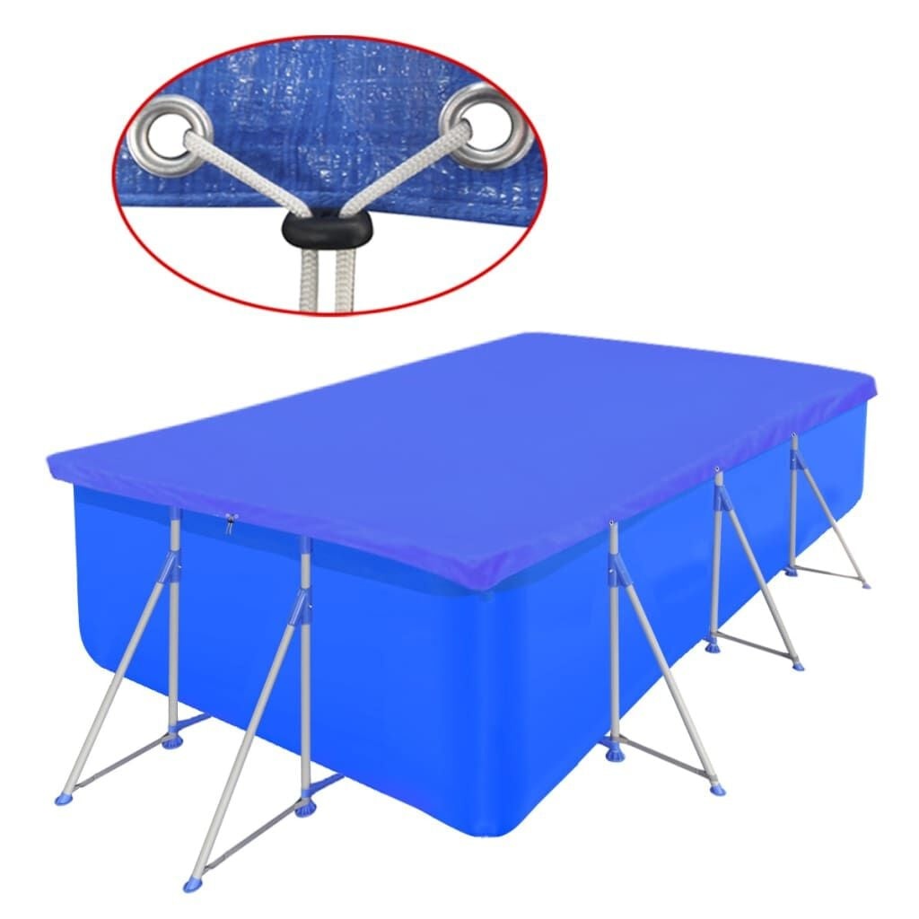 vidaXL Zwembadhoes rechthoekig 90 g/m² 540x270 cm PE