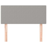 Hoofdbord 90x5x78/88 cm Lichtgrijs Stof - 71% Korting