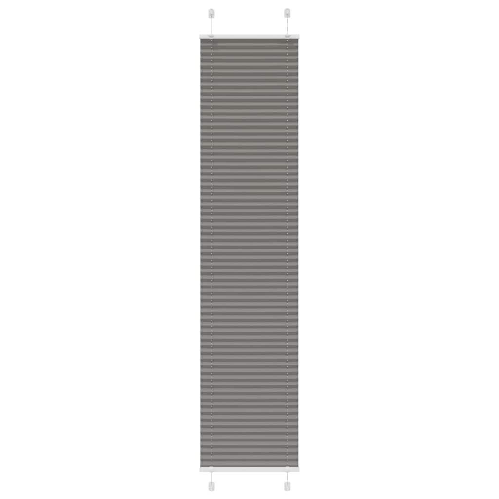 Antraciet Plissé Gordijn 50x200 cm - 68% Korting