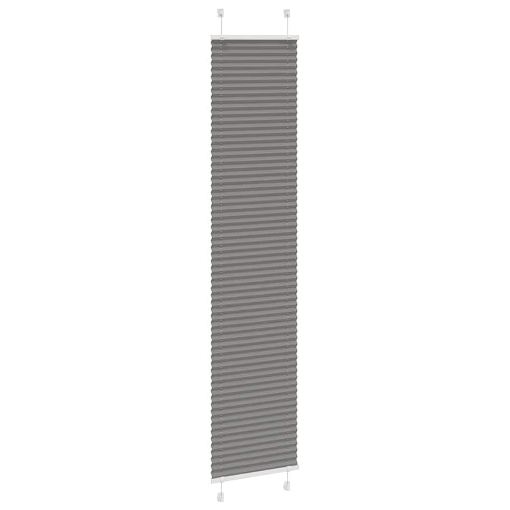 Antraciet Plissé Gordijn 50x200 cm - 68% Korting