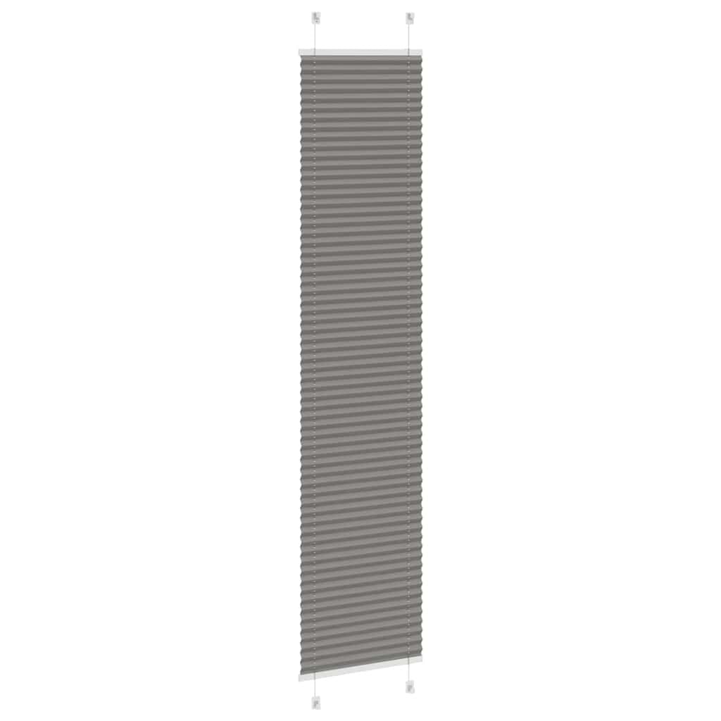 Antraciet Plissé Gordijn 50x200 cm - 68% Korting
