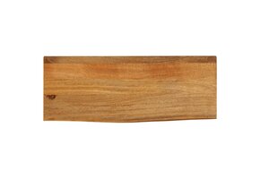 Massief Mangohouten Tafelblad met Natuurlijke Rand - 40% Korting!