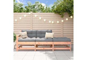 vidaXL Loungeset 3-delig Douglashout - 35% Korting