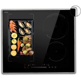 Inductiekookplaat 60cm Zwart - 4 Zones - 37% Korting!