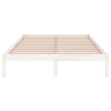 vidaXL Bedframe massief grenenhout wit 200x200 cm