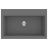 Keukenwasbak Grijs Graniet (79x50x31 cm) - 88% Korting!