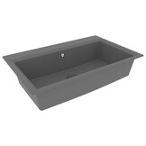 Keukenwasbak Grijs Graniet (79x50x31 cm) - 88% Korting!