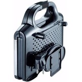 Tosti-apparaat compact 700W met anti-aanbaklaag, schelpvormige platen, veilige vergrendeling, RVS - Alleen voor tosti's