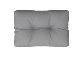 vidaXL Palletkussen Grijs 50x40x12 cm - 43% Korting!