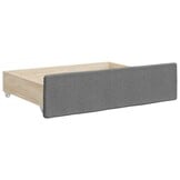 vidaXL Bedlades 2 stuks - Donkergrijs | 62% Korting