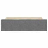 vidaXL Bedlades 2 stuks - Donkergrijs | 62% Korting