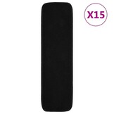 15x Anti-slip Trapmatten Zwart 75x20cm - 55% Korting