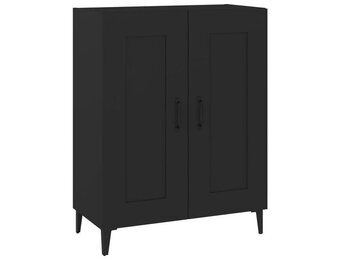 VidaXL Dressoir Zwart Bewerkt Hout - 72% Korting