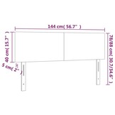 vidaXL Hoofdborden Fluweel Lichtgrijs (2 stuks) - 83% Korting!
