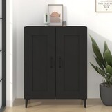 VidaXL Dressoir Zwart Bewerkt Hout - 72% Korting