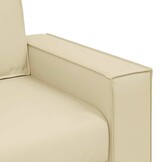 vidaXL Fauteuil Crème Kunstleer - 35% Korting