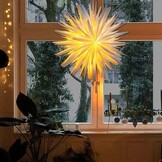Kerstster Wit 45cm - 55% Korting