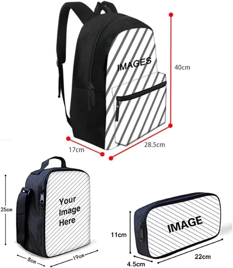 3-delige Kinderrugzakset Basketbalprint - 30% Korting!