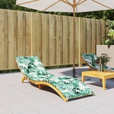 VidaXL Ligbedkussen Bladpatroon - 47% Korting!