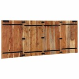Hoofdbord Massief Acaciahout 200 cm | 61% Korting
