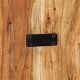 Hoofdbord Massief Acaciahout 200 cm | 61% Korting