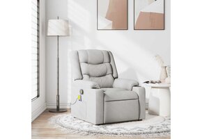 vidaXL Massagestoel Wolk Grijs - 41% Korting