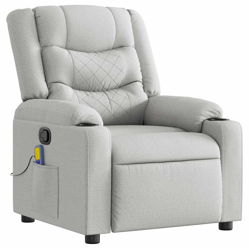 VidaXL Massagestoel Wolk Grijs - 35% Korting!