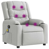 VidaXL Massagestoel Wolk Grijs - 35% Korting!