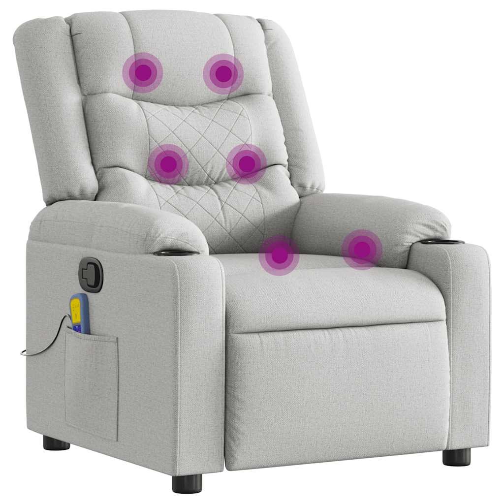 VidaXL Massagestoel Wolk Grijs - 35% Korting!