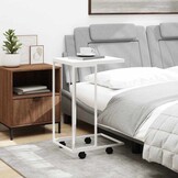 vidaXL Bijzettafel Wit (40x30x63,5cm) - 33% Korting!