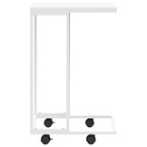 vidaXL Bijzettafel Wit (40x30x63,5cm) - 33% Korting!