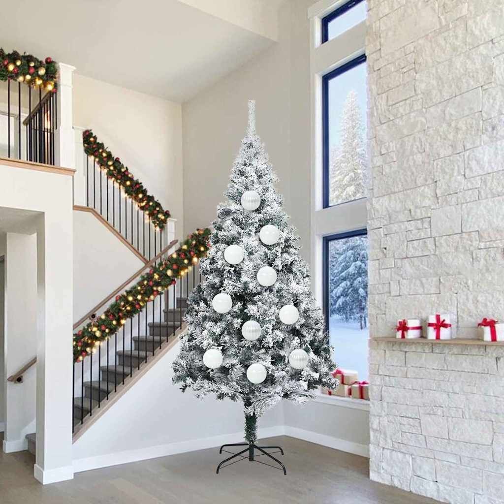 vidaXL Kerstbal Set 4 stuks Wit - 83% Korting